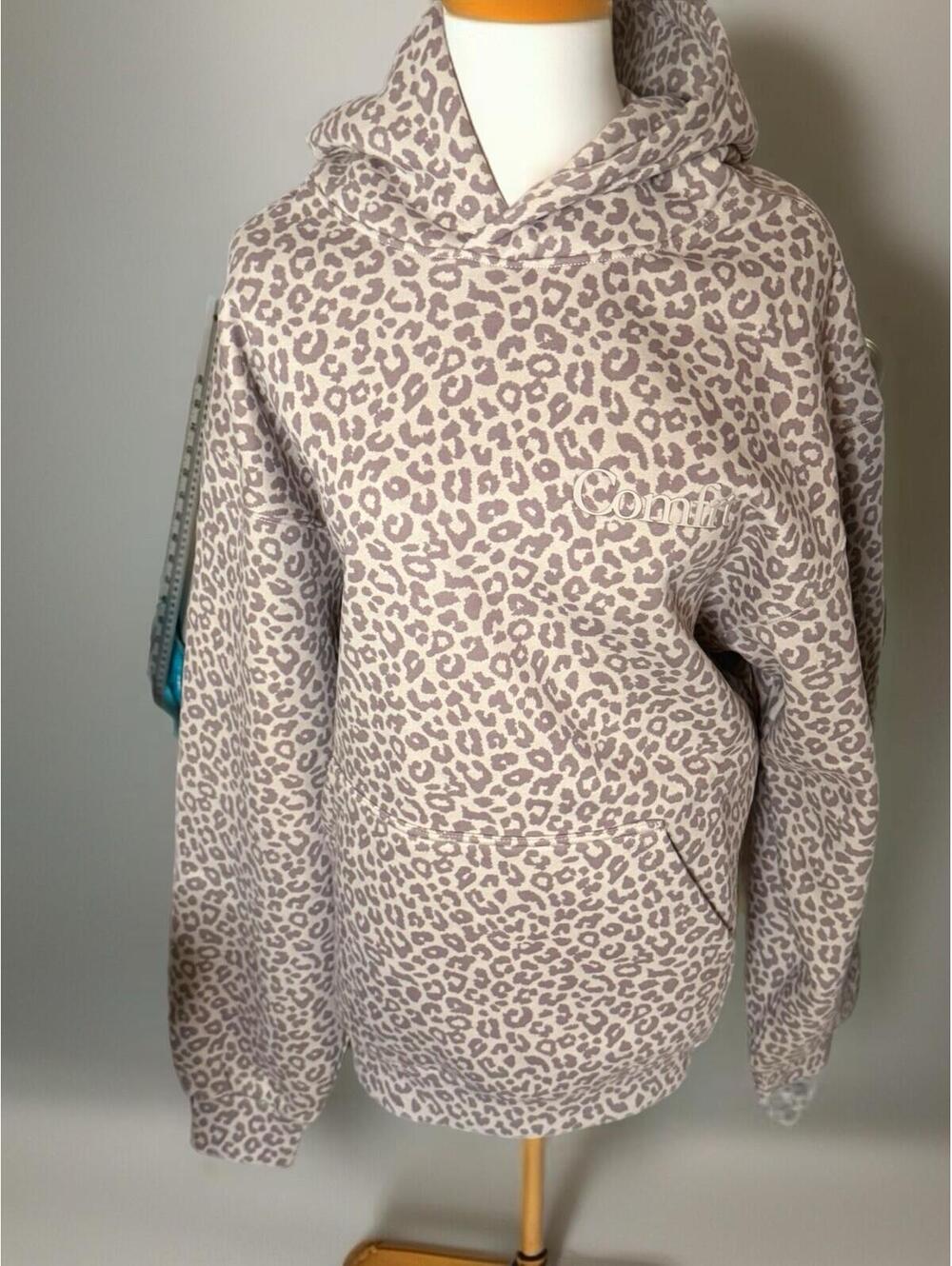 Comfrt Minimalist Unisex Hoodie Size M Desert  Leopard CT022SC New in Bag $120 - Picture 2 of 16
